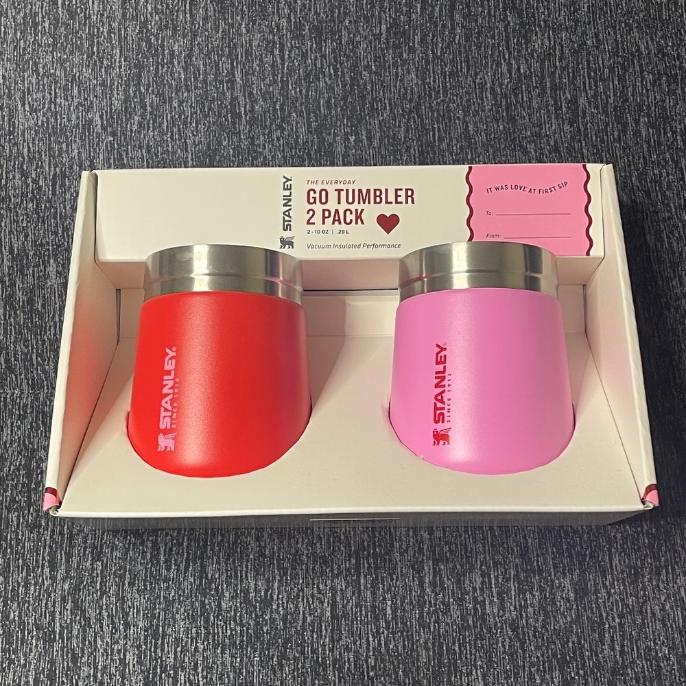 Stanley Go tumbler 2-pack Valentines's Day Edition